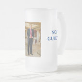 AMERIKA DONALD TRUMP NIET GARANTIE! 5 GLASONTWERP MATGLAS BIERPUL (Voorkant rechts)
