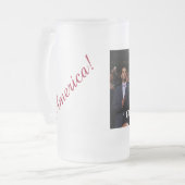 AMERIKA DONALD TRUMP NIET GARANTIE! ONTWERP VAN 3 MATGLAS BIERPUL (Voorkant links)