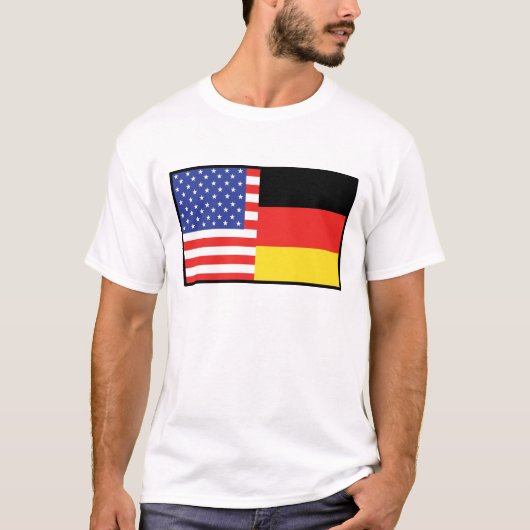 Amerika Duitsland T-shirt (Voorkant)