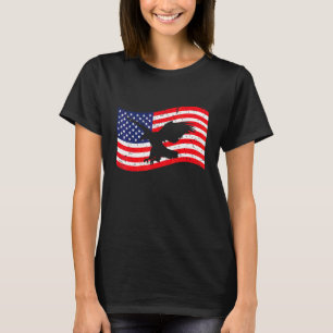 Amerika Eagle VS vlag op 4 juli vrijheid 1 T-shirt