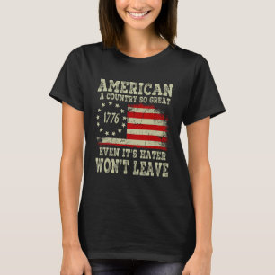 Amerika een land zo geweldig zelfs zijn haters zul t-shirt