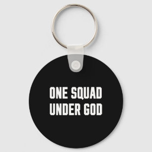 Amerika Eén Squad Onder God (trump 2020) Sleutelhanger