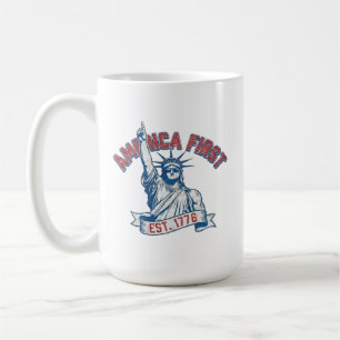 AMERIKA EERST - Opgericht in 1776 Koffiemok
