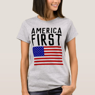AMERIKA EERST, T-shirts met patriottische kenmerke