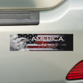 AMERIKA EERSTE SLOGAN ELGF BUMPERSTICKER (Op auto)