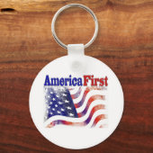 Amerika Eerste sterren en strepen Sleutelhanger (Voorkant)