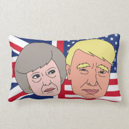Amerika en Groot-Brittannië Pillow Cushion Kussen