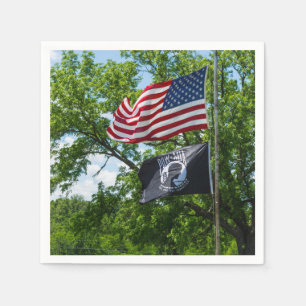 Amerika en KNELVlaggen Servet