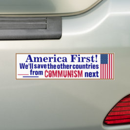 Amerika First Bumpersticker