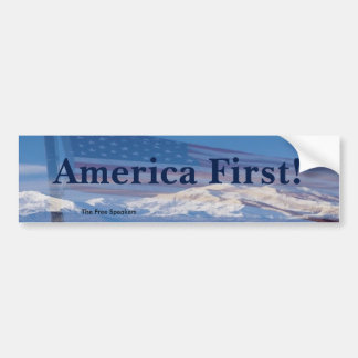 Amerika First! Bumpersticker