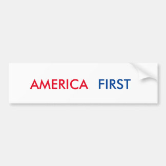Amerika First Bumpersticker