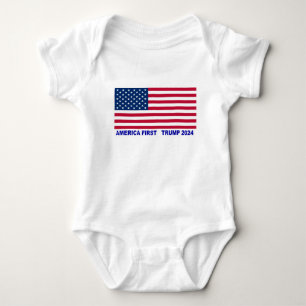 Amerika First Trump 2024 Romper