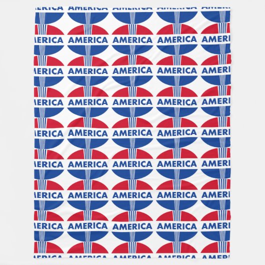 AMERIKA FLEECE DEKEN (Voorkant)