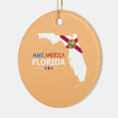 Amerika Florida Keramisch Ornament (Links)