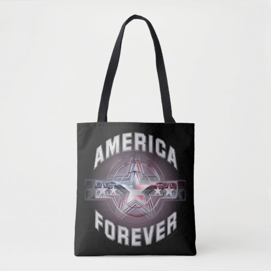 Amerika Forever Canvas tas (Voorkant)