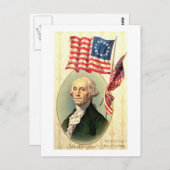  amerika George Washington (3) Briefkaart (Voorkant / Achterkant)