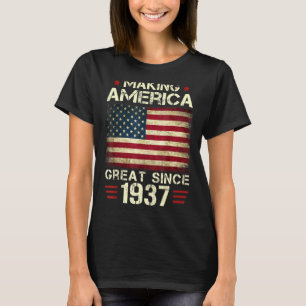 Amerika geweldig maken sinds 1937 85e geboorte t-shirt