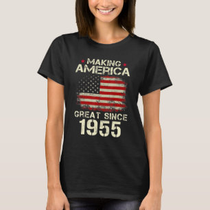 Amerika geweldig maken sinds 1955  67e geboorte t-shirt