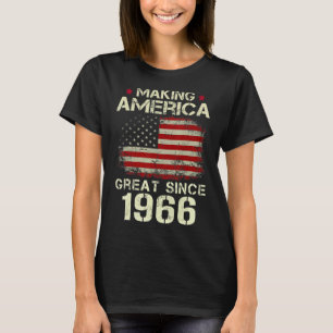 Amerika geweldig maken sinds 1966  56e geboorte t-shirt