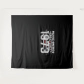 Amerika geweldig maken sinds 1973 50e verjaardag v wandkleed (Voorkant (horizontaal))