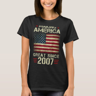 Amerika geweldig maken sinds 2007 cadeaus 15 t-shirt