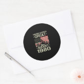 Amerika geweldig maken sinds augustus 2019 ronde sticker (Envelop)