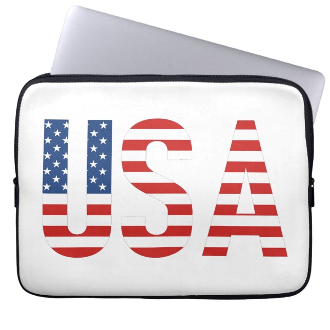 Amerika Geweldig, VS Laptop Sleeve (Voorkant)