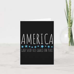 Amerika God Shed Zijn Genade Op Jou Grappige Chris Kaart