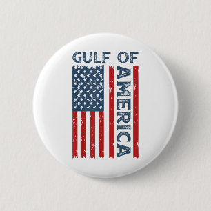 Amerika Golf - Golf van Amerika Grappig USA Amer Ronde Button 5,7 Cm