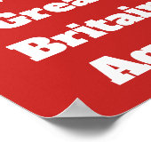 Amerika Groot-Brittannië weer Poster maken (Hoek)