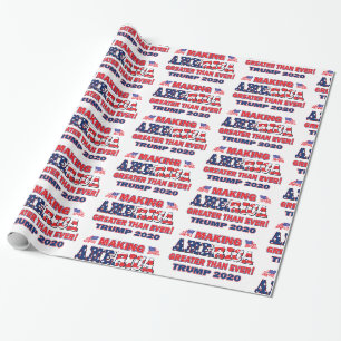Amerika Groter Maken dan Iedereen Trump 2020 Cadeaupapier