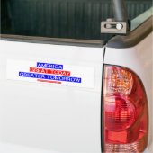AMERIKA GROTER TOMORGEN Bumpersticker (Op Truck)