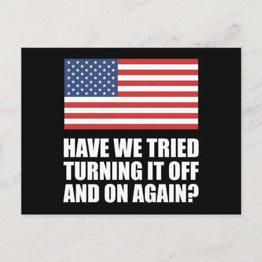 Amerika hebben we geprobeerd om het af en toe te z briefkaart (Voorkant)