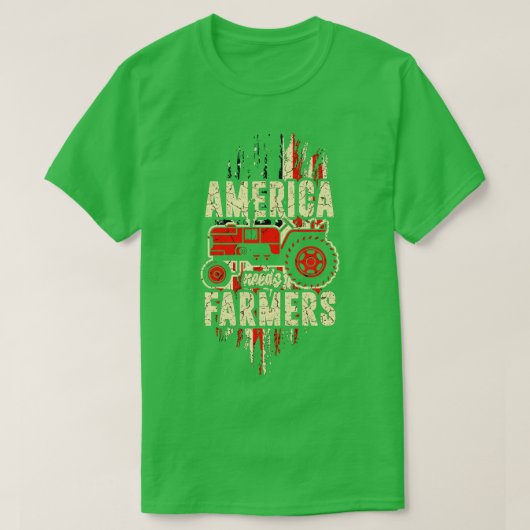 amerika heeft boeren nodig 1 t-shirt (Design voorkant)