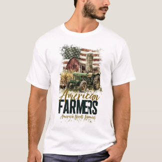 Amerika heeft boeren nodig t-shirt