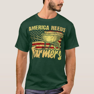 Amerika heeft boeren nodig t-shirt