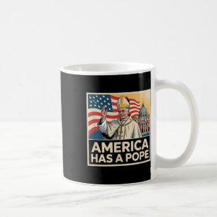 Amerika heeft een nieuwe paus koffiemok