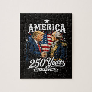 Amerika Herdenking 250e Trump Washington Legpuzzel