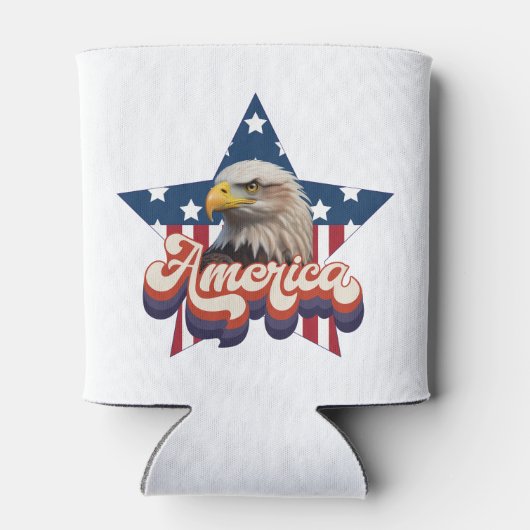 Amerika het mooie blikjeskoeler (Achterkant)