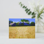 Amerika het mooie briefkaart (Staand voorkant)