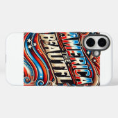 Amerika het mooie Case-Mate iPhone case (Achterkant (horizontaal))