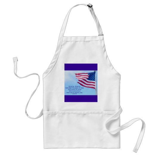 Amerika het mooie Schort (Voorkant)