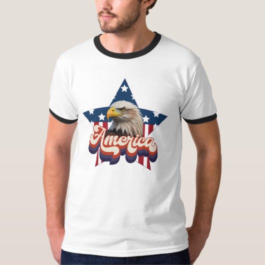 Amerika het mooie t-shirt (Voorkant)