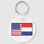 Amerika Holland Sleutelhanger (Voorkant)