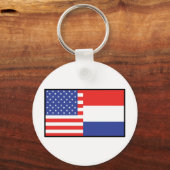 Amerika Holland Sleutelhanger (Voorkant)