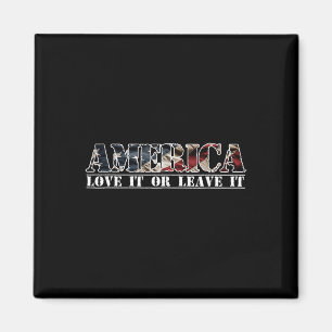 Amerika Houd Ervan Of Verlaat Het Patriot Magneet