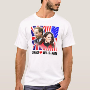 Amerika houdt van Prince William & Kate Shirt