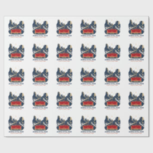 Amerika In Kleur Inpakpapier