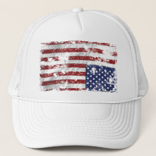 Amerika in nood - Omgekeerde vlag Trucker Pet