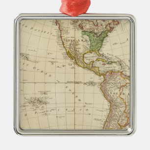 Amerika - Indische Tribe-nederzettingen Metalen Ornament